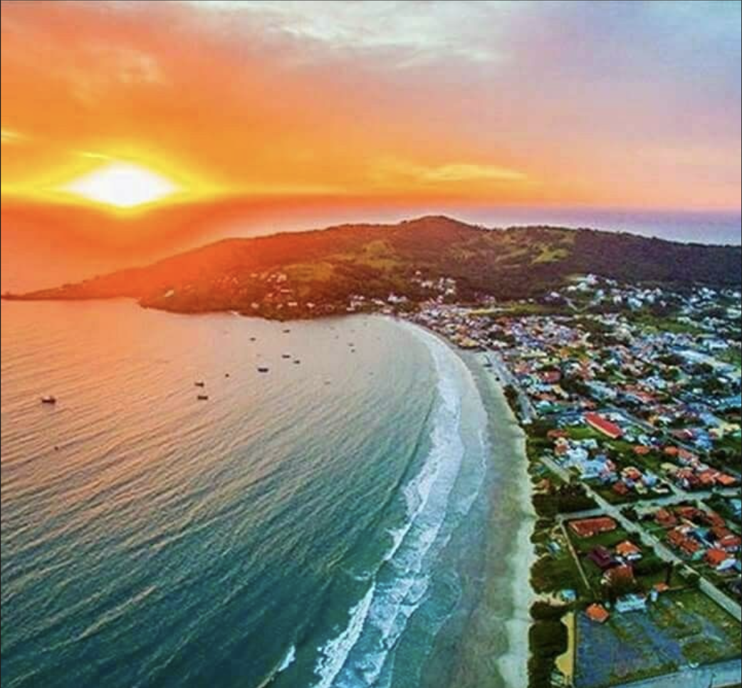 Pôr do sol em Garopaba, SC